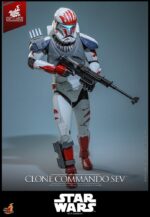 Star Wars: The Clone Wars Television Masterpiece Action Figure 1/6 Clone Commando Sev (Hot Toys Exclusive) 30 cm - immagine 4