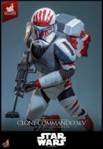 Star Wars: The Clone Wars Television Masterpiece Action Figure 1/6 Clone Commando Sev (Hot Toys Exclusive) 30 cm - immagine 5
