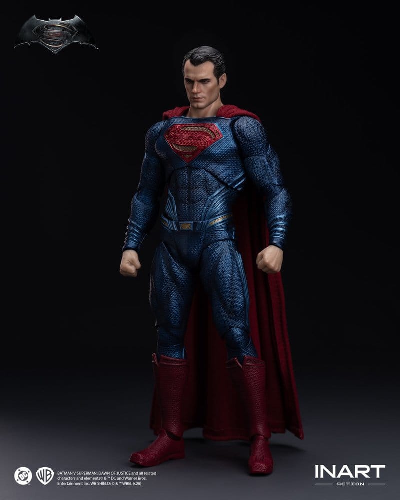 x_inart53281 Batman vs Superman: Dawn of Justice Action Figure 1/12 Superman 17 cm - immagine 1