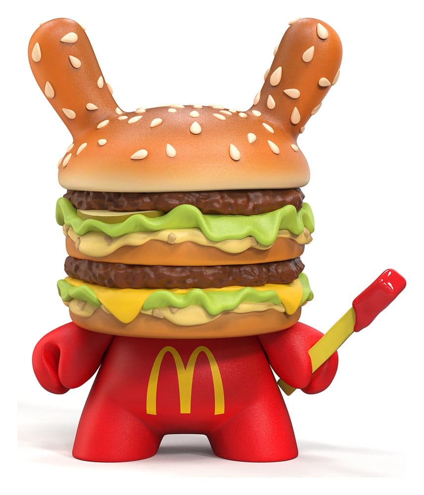 x_kr19776-01 McDonald's Big Mac Vinyl Dunny Art Figure 20 cm - immagine 1