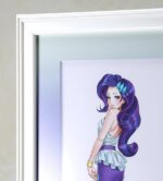 My Little Pony Chara Fine Graph Art Print Bishoujo Rarity 43 cm - immagine 2