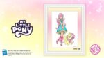My Little Pony Chara Fine Graph Art Print Bishoujo Fluttershy 43 cm - immagine 6
