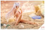 Sousaishojoteien Plastic Model 1/10 Animal Ears Emulator Swim Style Dreaming Style Twilight Cat 17 cm - immagine 4