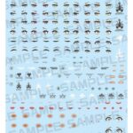 Megami Device M.S.G. Plastic Model Kit 1/1 Yggdrasis Skoll Sharpshooter Tempest Eye Decal Set