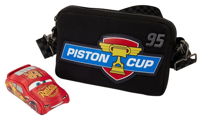 x_lf-wdtb3576 Cars by Loungefly Sling Bag 20th Anniversary Piston Cup - immagine 1