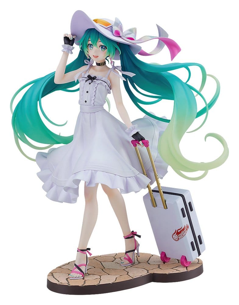 x_mafc04442 Hatsune Miku GT Project PVC Figure 1/7 Racing Miku 2021: Private Ver. (re-run) 25 cm - immagine 1