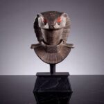Stargate Desktop Replica Helmet Replica Serpent Guard Helmet Apophis 15 cm