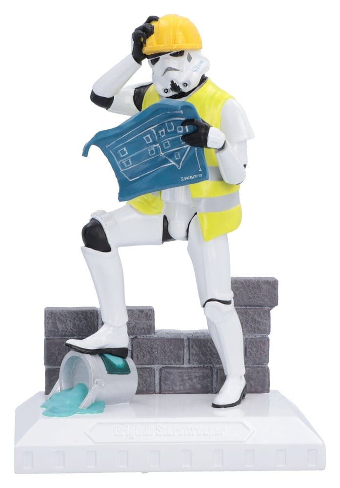 x_nemn-b7746c26 Original Stormtrooper Figure Hit a Brick Wall 18 cm - immagine 1