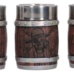 One Piece Shot Glass Set Barrel 8 cm