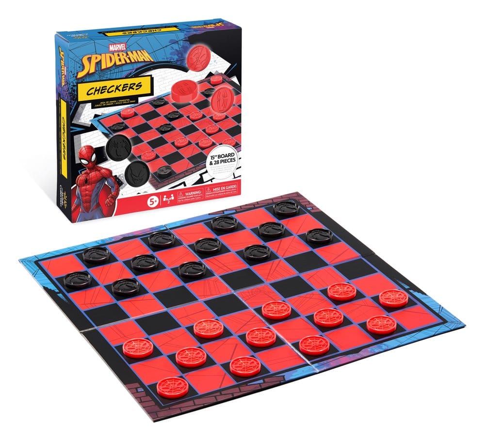 x_nob5571 Marvel Checkers Spider-Man 38 cm - immagine 1