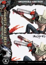 Chainsaw Man Concept Masterline Series Statue 1/6 Chainsaw Man & Beam 73 cm - immagine 6