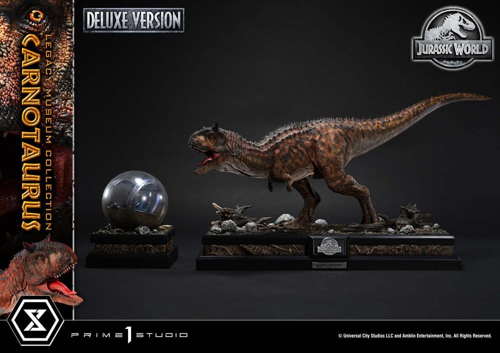 x_p1slmcjwf-10dx Jurassic World: Fallen Kingdom Legacy Museum Collection Statue 1/15 Carnotaurus Deluxe 38 cm - immagine 1