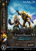 Halo: Campaign Evolved Ultimate Premium Masterline Series Statue 1/4 Elite Zealot & Grunt Minor: Covenant Assault Bonus Version 81 cm - immagine 4