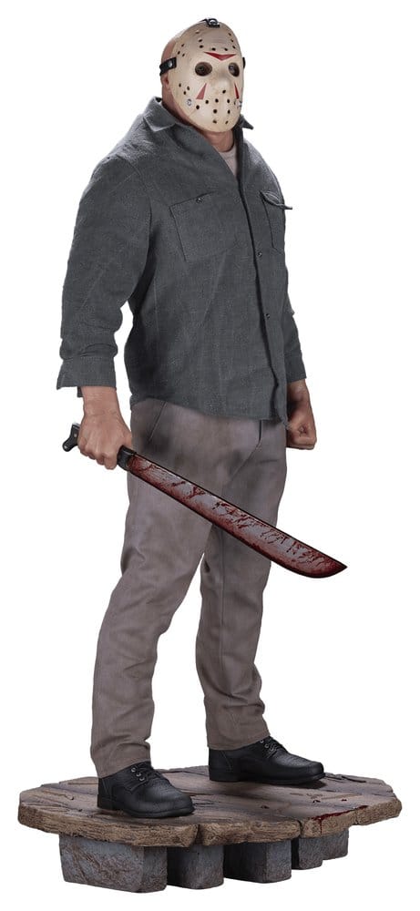 x_pcsf13jp313 Friday the 13th: The Game Statue 1/3 Jason Part 3 74 cm - immagine 1