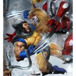 Marvel Fine Art Print Wolverine vs Omega Red 46 x 61 cm - unframed