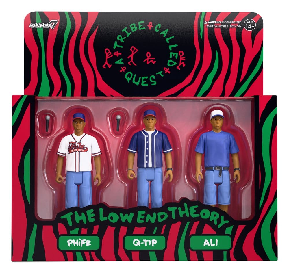 x_sup7-re-trib-10203 A Tribe Called Quest ReAction Action Figures 3-Pack The Low End Theory - immagine 1