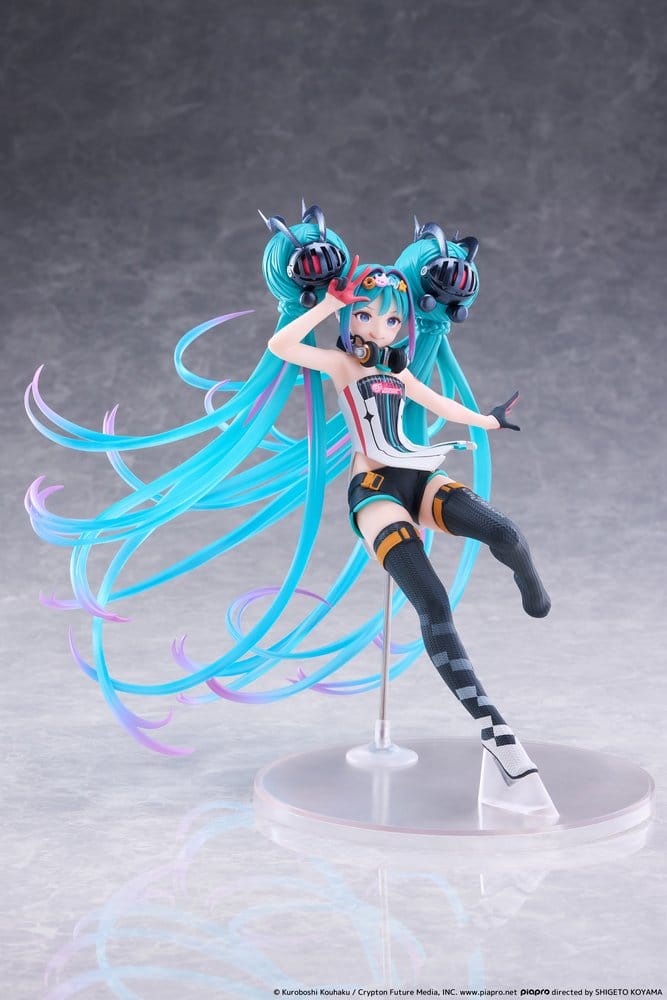 x_tapr452148000 Hatsune Miku Taito Kuji PVC Figure Racing Miku 2026 Ver. Original 18 cm - immagine 1