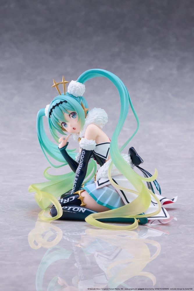 x_tapr452148400 Hatsune Miku Taito Kuji PVC Figure Racing Miku 2018 Ver. Round 8 13 cm - immagine 1