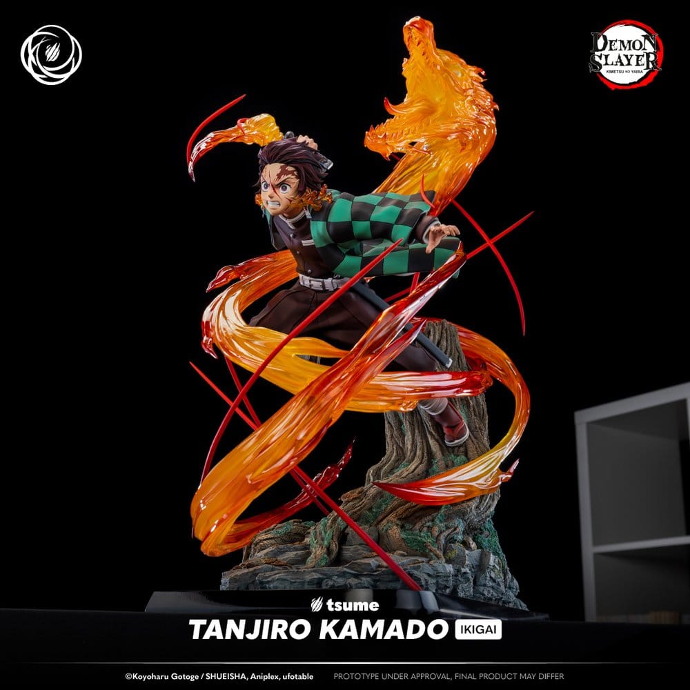 x_tsu-igds01 Demon Slayer IKIGAI Figure 1/6 Tanjiro Kamado 44 cm - immagine 1