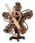 Ugears 3D Wooden Model Kit R-5 Aircraft Engine 25 cm