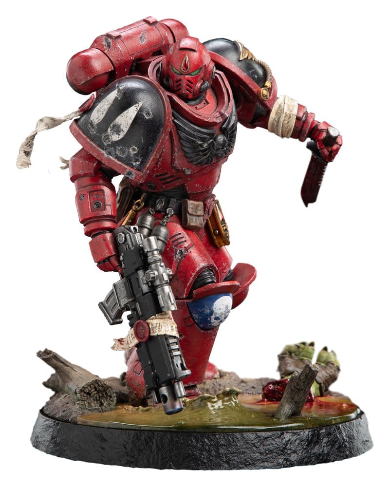 x_weta130105260 Warhammer 40,000 Statue 1/10 Blood Angels Intercessor Sergeant 27 cm - immagine 1