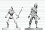 Dungeons & Dragons Nolzur's Marvelous Miniatures Unpainted Miniature Zombie & Skeleton 14 cm