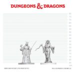 Dungeons & Dragons Nolzur's Marvelous Miniatures Unpainted Miniature Cultist Fanatic & Hierophant 14 cm - immagine 2