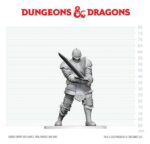 Dungeons & Dragons Nolzur's Marvelous Miniatures Unpainted Miniature Red Knight Guardian Golem 14 cm - immagine 3