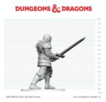 Dungeons & Dragons Nolzur's Marvelous Miniatures Unpainted Miniature Red Knight Guardian Golem 14 cm - immagine 4