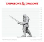 Dungeons & Dragons Nolzur's Marvelous Miniatures Unpainted Miniature Red Knight Guardian Golem 14 cm - immagine 5