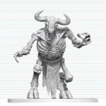 Dungeons & Dragons Nolzur's Marvelous Miniatures Unpainted Miniature Minotaur Skeleton 17 cm