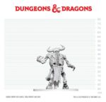 Dungeons & Dragons Nolzur's Marvelous Miniatures Unpainted Miniature Minotaur Skeleton 17 cm - immagine 2
