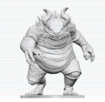 Dungeons & Dragons Nolzur's Marvelous Miniatures Unpainted Miniature Hezrou 17 cm