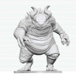Dungeons & Dragons Nolzur's Marvelous Miniatures Unpainted Miniature Hezrou 17 cm