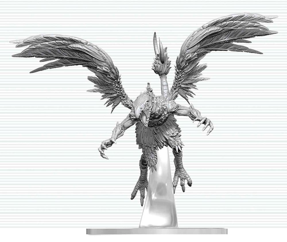 x_wiz90923 Dungeons & Dragons Nolzur's Marvelous Miniatures Unpainted Miniature Vrock 17 cm - immagine 1