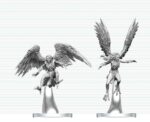 Dungeons & Dragons Nolzur's Marvelous Miniatures Unpainted Miniature Harpies 17 cm