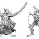 Pathfinder Battles Deep Cuts Unpainted Miniature Scourge & Chain Hellknights 14 cm
