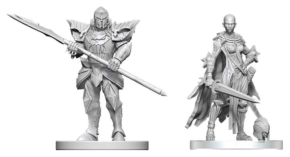 x_wiz90927 Pathfinder Battles Deep Cuts Unpainted Miniature Nail & Rack Hellknights 14 cm - immagine 1