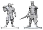 Pathfinder Battles Deep Cuts Unpainted Miniature Ruffian & Gang Leader 14 cm