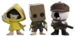 Little Nightmares II Minitooz 3-Pack Mono, Six & Hunter 7 cm