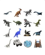 JURASSIC WORLD TERRAVENTURE TS02 MODEL KIT BLIND BOX SET (12) - immagine 3