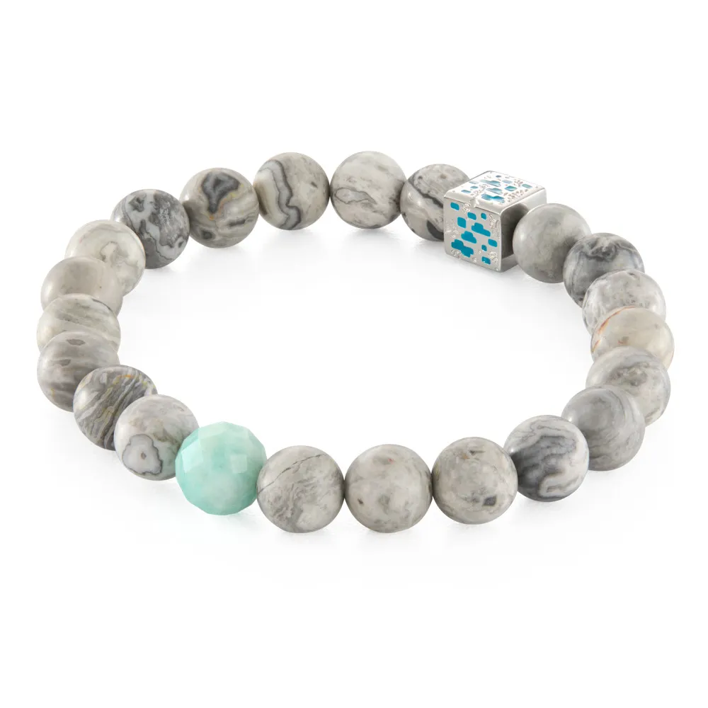 117558__f28e8780 MINECRAFT DIAMOND ORE BRACELET - immagine 1