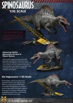 JURASSIC PARK 3 SPINOSAURUS 1/35 SCALE PLASTIC MODEL KIT