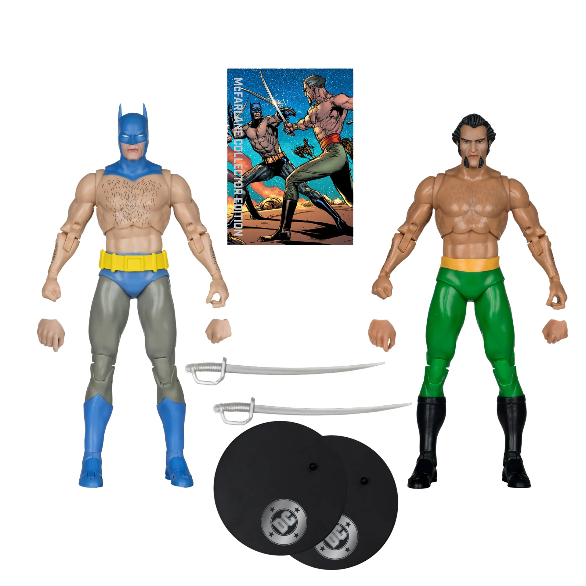 118013__455c4b8d DC MCFARLANE COLL ED BATMAN VS RAS AL GHUL 2PK ACTION FIGURE - immagine 1