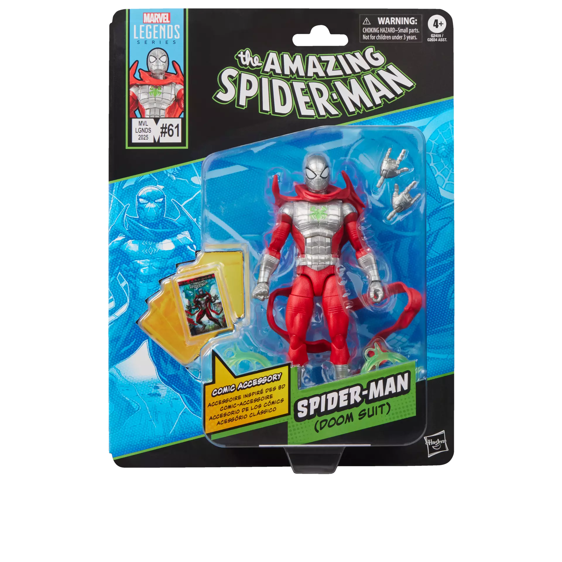118042__fe4254b0 MARVEL LEGENDS MINI COMICS SPIDER-MAN DOOM SUIT ACTION FIGURE - immagine 1