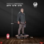 FRIDAY THE 13TH THE GAME JASON PART 3 1:3 SCALE DELUXE STATUE - immagine 4