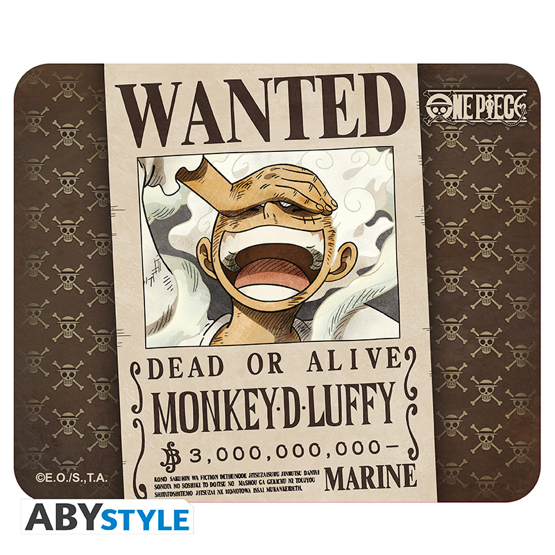 ABYACC573 ONE PIECE - Flexible mousepad - Wanted Luffy - immagine 1