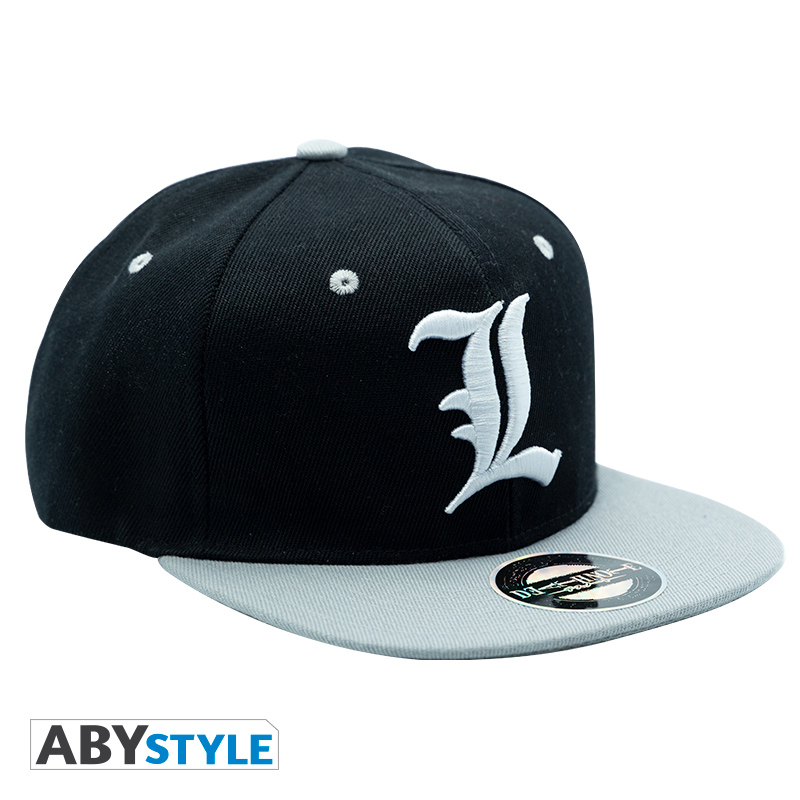 ABYCAP024 DEATH NOTE - Snapback Cap - Black & Grey - "L" - immagine 1