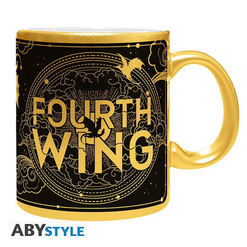 ABYMUGA754 FOURTH WING - Mug - 320 ml - Logo - subli gold - immagine 1