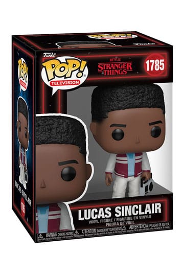FK75755 -- 000 (33432) Stranger Things POP! Television Vinyl Figures Lucas Sinclair with Boombox 9 cm - immagine 1